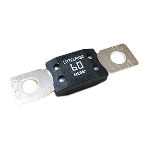 Littelfuse 0298060 Bolt Down Auto Fuse 60A Time Delay 32V 298 Series, MEGA Cover