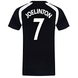 Newcastle United FC Boys Joelinton 7 Poly T-Shirt Black 8-9 Years