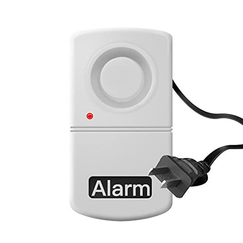 Gegong Automatic Power Outage Alarm, 120db Power Off Alarm, LED Indicator Failure Alarm, Smart Warning with SirenPower 9V Battery(Not Included), Plug 175~265V