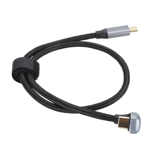 Sxhlseller Cable de Datos Tipo C Macho a Macho PD100W Carga Rápida Soporte de Transmisión de Pantalla 4K para 15 Pro MAX S20 Note Pro Link VR (1 X Cable en Forma de U) (50cm)