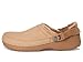 Crocs Unisex Classic Crafted Canvas Clogs, Milk Chocolate Suede, 7 Women/5 Men, Medium