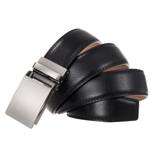 JSEIAJB All Match Business Color Men's Automatic Buckle Belt Two Layer Cowhide Leisure Belt2