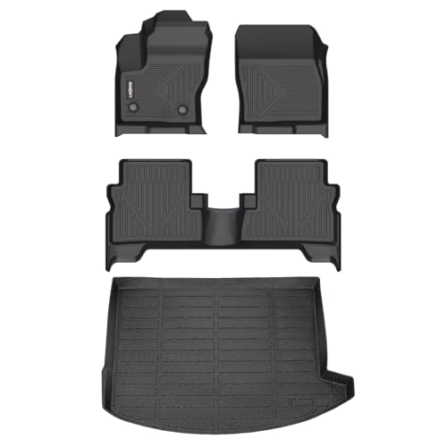 GINOWY- Floor Mats & Cargo Liner for Ford Escape 2013-2019丨TPE All Weather Car Floor Mats for Ford...