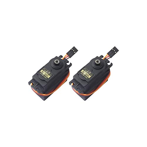 2pcs MG995 180°High Speed Torque Metal Gear Servo Motor Set Kit fit Boat RC Helicopter Airplane Smart Car Robot JR Futaba
