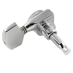 Musiclily Pro 3×3 Ratio 18:1 Guitare Mécaniques Bloquante Locking Tuners Boutons Gros Hex pour Guitare électrique/Acoustique Style LP, Chrome - Les Beatles, Paul McCartney, John Lennon, RIngo Starr, George Harrison Musiclily Pro 3x3 Ratio 18:1 Guitare Mécaniques Bloquante Locking Tuners Boutons Gros Hex pour Guitare électrique/Acoustique Style LP, Chrome – Image 6