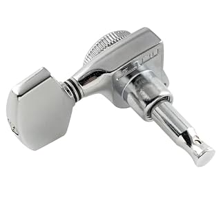 Musiclily Pro 3×3 Ratio 18:1 Guitare Mécaniques Bloquante Locking Tuners Boutons Gros Hex pour Guitare électrique/Acoustique Style LP, Chrome - Les Beatles, Paul McCartney, John Lennon, RIngo Starr, George Harrison Musiclily Pro 3x3 Ratio 18:1 Guitare Mécaniques Bloquante Locking Tuners Boutons Gros Hex pour Guitare électrique/Acoustique Style LP, Chrome – Image 6