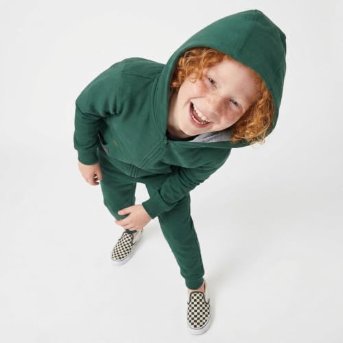 Image of Mightly Fleece Zip Hoodie | Boys & Girls' Organic Cotton Hooded Sweatshirts w /Pockets, Fair Trade Certified for Toddler&Kids