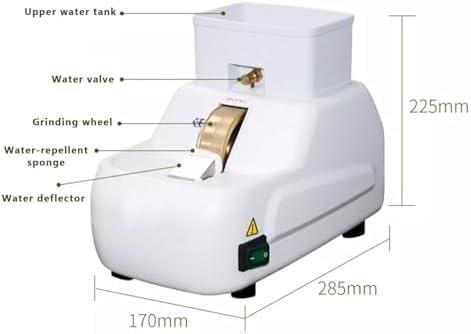 Manual Optical Lens Edger Grinding Machine-Hand Mill Edging Machine for Rough & Fine Milling(with Groove)