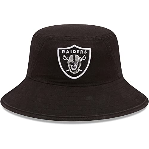 New Era Men s Black Las Vegas Raiders Logo Bucket Hat
