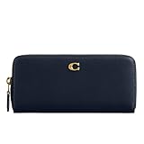 COACH Women's Slim Accordion Zip Accessory-Travel Wallet, B4/Dark Navy, One Size