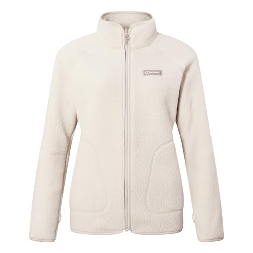 Berghaus Womens 2025 Hanby High-Pile Fleece Layering Jacket, Stone, 8