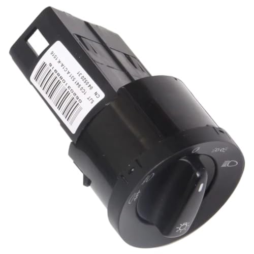 Interruptor luces faros compatible con VW Sharan Beetle Passat mando lámpara coche 5