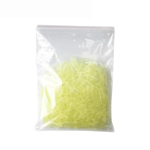 Embouts de pipette universels jaunes 6x50 mm pour laboratoires en lot de 1000 pièces