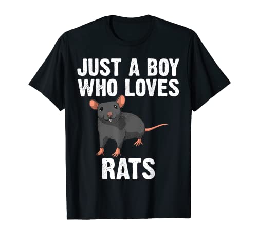 Funny Rat Gift For Boys Kids Street Mouse Mice Pet Animal T-Shirt