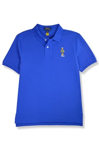 POLO RALPH LAUREN Kids Boys Polo Bear Embroidered Short Sleeve Polo Shirt,2