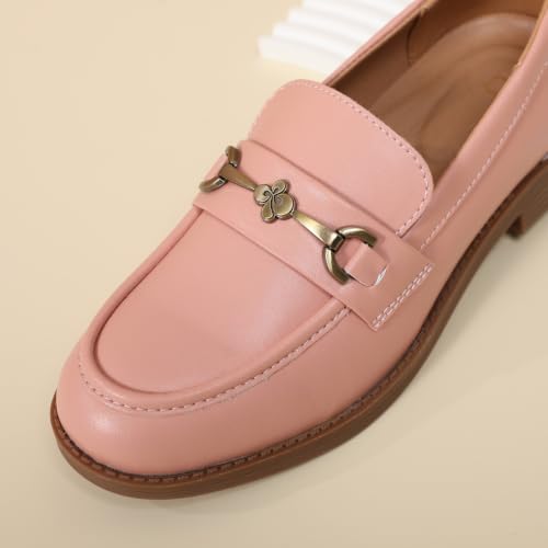 Image of Loafers for Women Womens Shoes Comfortable Dressy Slip On Low Heel Flats