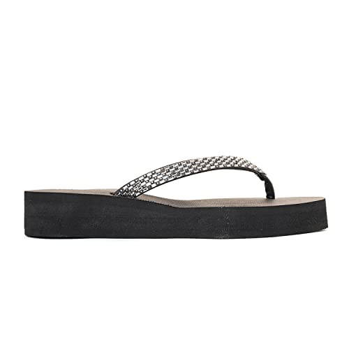 Image of Khadim's Waves Platform Heel Slippers for Women