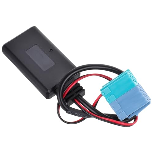 Abaodam Adaptador de Audio Inalámbrico 50 para Coche Conector Mini ISO 6 y 8 Pines Compatible con Sistemas de Sonido Automotriz Conexión Estable para Música y Llamadas Manos Libres