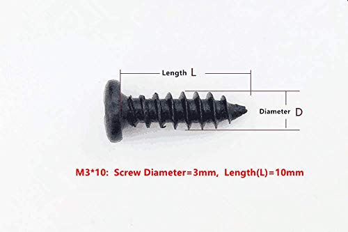 Tornillos autorroscantes Phillips cabeza pan M3 500 pcs miniatura 4