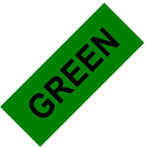 1pcs 12mmテープkingjim -4wbn st12kw sc12yw sc12rw sd12kw sc12pw sd12bw Compatible With lw -300 400(Black on Green)