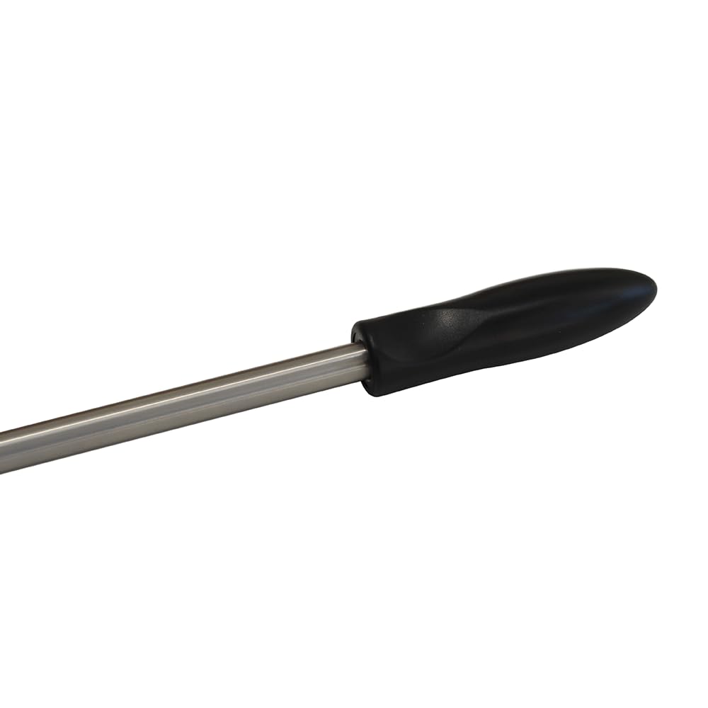 GIEMME Pala de Horno con Cabeza de Ø 22 cm - Para Dar la Vuelta y Sacar la Pizza del Horno - Acero Inoxidable (Mango 115 cm) | Plato redondo de 22 cm. Acero inoxidable AISI 430. Para hornos de 100/110 cm de profundidad.