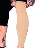 Tat2X Ink Armor Premium Full Leg Tattoo Cover Up Sleeve - No Slip Gripper - U.S. Made - Light - ML (single leg tattoo cover up sleeve)