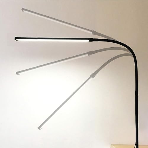 LED Floor Lamp – Touch Control Dimmable Standing Lamp with 3 Color Modes, 10 Brightness Levels, Flexible Gooseneck Reading Light for Living Room, Bedroom & Office Energy Class A - Image 3
