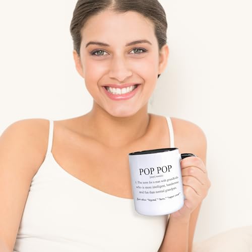 Taza de café Pop Pop de cerámica 11 oz miniatura 7