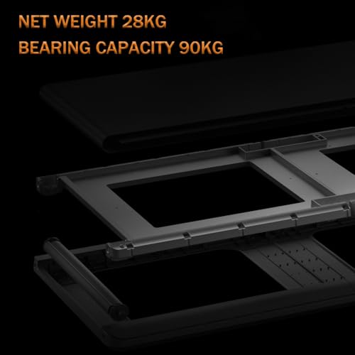 Image of Walking Pad Treadmill Machine for Home Small, Portable Folding Under Desk Treadmill with Remote Control, LED Display, Compact Walking Jogging Running Machine