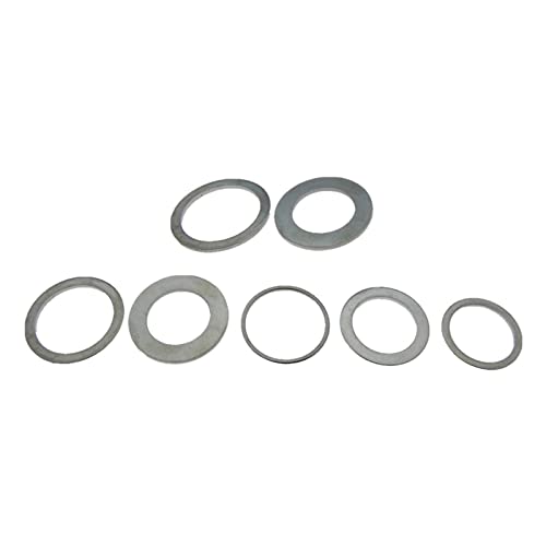ROYALEAD 7 Pieces Circular w Ring Circular w e Reduction Ring Carbide Conversion Disc for Carpentry Tools Stainless Steel