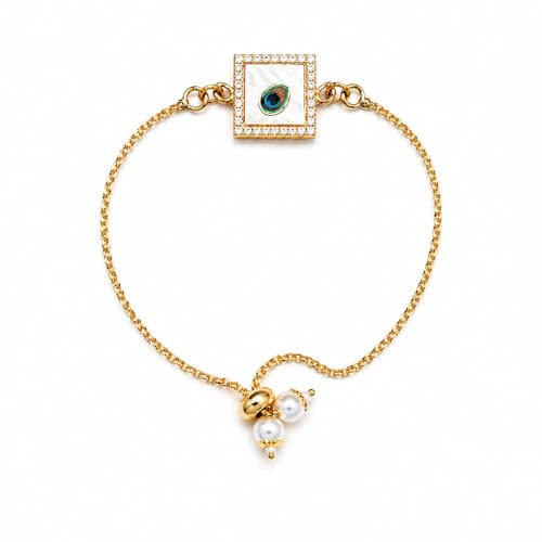 Image of I Jewels Traditional Evil Eye Bhaiya Bhabhi Rakhi Combo with Bracelet Roli Chawal & Raksha Bandhan Card for Brother Bhabhi (R519-CO)