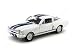 1966 Shelby Mustang GT 350 White with Blue Stripes 1/18 by Shelby Collectibles SC160