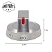 AMI PARTS DG64-00473A Range Burner Dial Knob Oven Knob Compatible with Samsung Gas Range NX58F5700WS NX58K7850SS NX58H5600SS NX58J7750SS NX58H5650WS-Replaces DG64-00472A DG64-00347B DG64-00472B(5pcs)