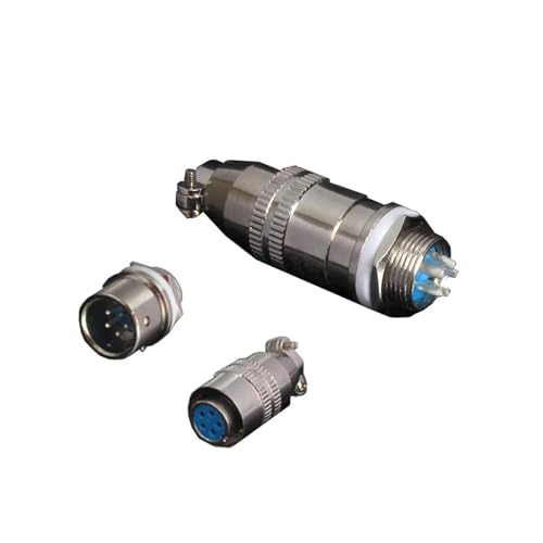 Connecteur d'aviation XS12-4 broches femelle XS12J4Y mâle XS12K4P 12mm
