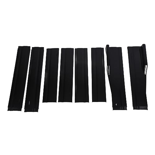 Alerón de faldón lateral de alta gama negro brillante para coche