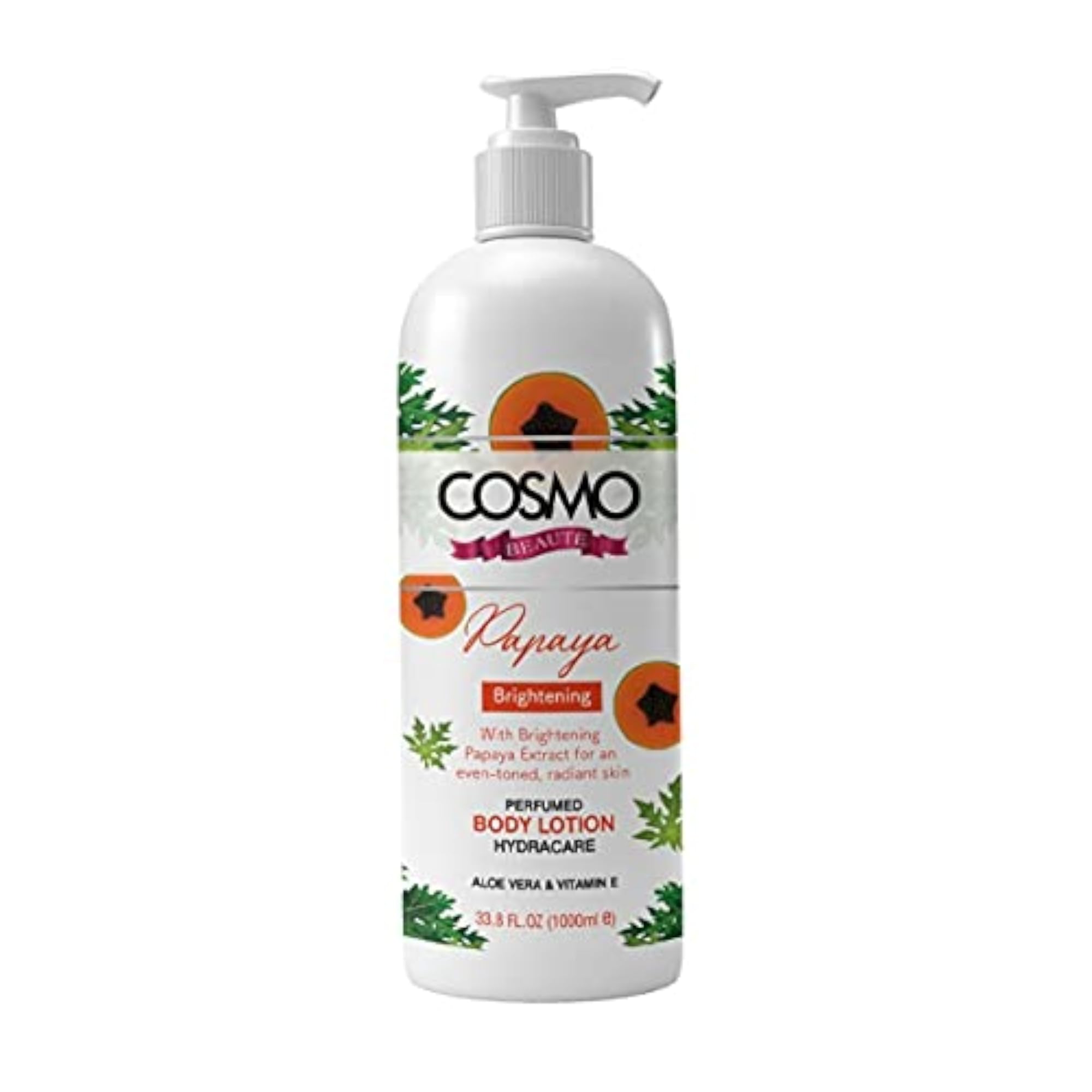Beaute Papaya Brightening Perfumed Body Lotion, Radiant Skin