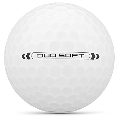 WILSON Staff Duo Soft Golf Balls - 12 Pack, White