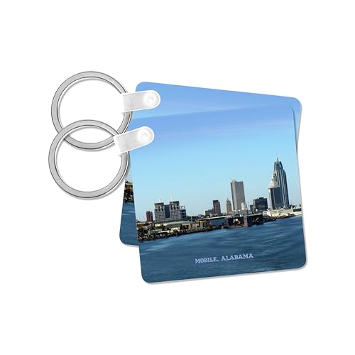 Porte-clés mobiles Alabama Skyline lot de 2 accessoires de rangement pour clés
