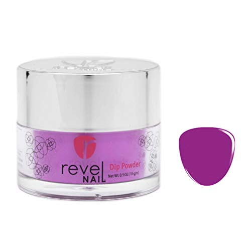 Revel Nail Dip Powder | for Manicures | Nail Polish Alternative | Non-Toxic, Odor-Free | Crack & Chip Resistant | Vegan, Cruelty-Free | Can Last Up to 8 Weeks | 0.5 oz Jar | Neon (Rhythm)