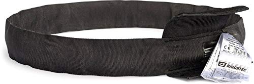 RIGGATEC 400201370 Steelflex - Correa redonda (3 m, capacidad de carga de 1 tonelada), color negro Cover