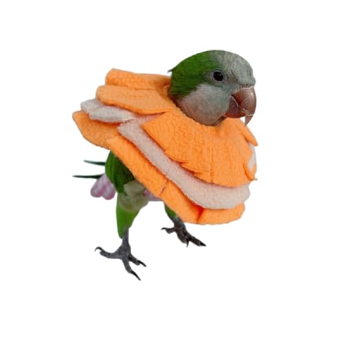 Image of RRRIOT Adjustable Parrot Cone Collar, Safe and Practical Cotton Collar to Prevent Bites and Licking Wounds, to Help heal (2M)