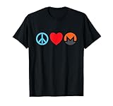Peace Love Monero Shirt Monero Cryptocurrency Miners Gift T-Shirt