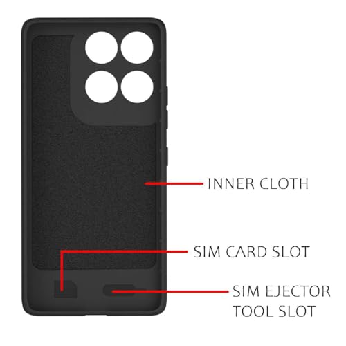 Image of Shockproof Case for Motorola Moto G86 5G / G86 Power 5G | Full Camera Protection | TPU Flexible Back Cover for Motorola Moto G86 5G / G86 Power 5G (Matte Black)