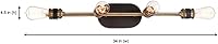 Vista 3 de DESIGNERS FOUNTAIN 91004-VB Miles 4 Light Bath Bar