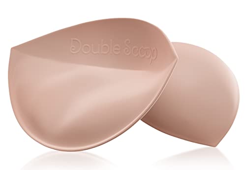 Double Scoop® Push Up Inserts w/Bonus Tape Sticky Strips, Instant Breast Implants, Replacement Bra Pads2