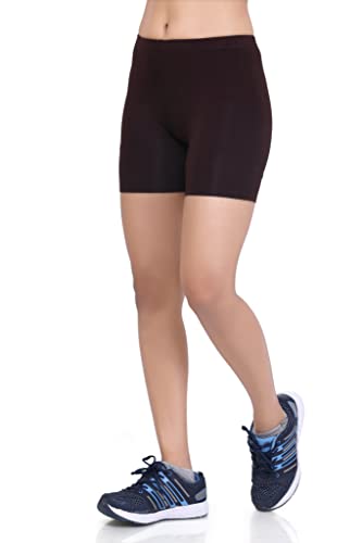 Image of Women's Solid Inner & Outer Wear Active Hot Shorts