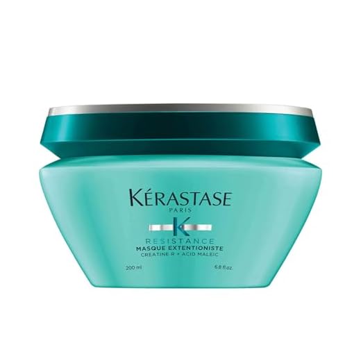 KÉRASTASE Résistance - Masque Extensioniste - Soin Capillaire Profond Réparateur - Booste La Pousse - Technologie Créatine R® & Acide Maléique - Cheveux Longs Abîmés - 200 ml
