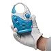 LGRFUXIN Waterproof Shower Radio, 3V 0.5W Adjustable Volume Shower AM FM Button Speaker Portable Bathroom Shower Speakers Wireless Radio with Top Handle,Blue