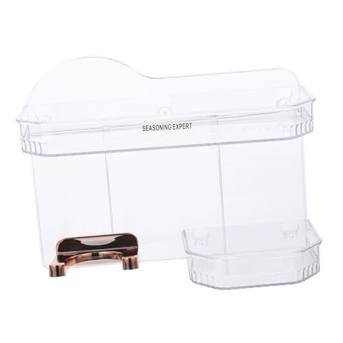 DECOMELODY Asciugacapelli Parete Adesivo Trasparente Mensola Bagno Resistente e Organizzatore per Cosmetici e Accessori per e Camera Foratura Design