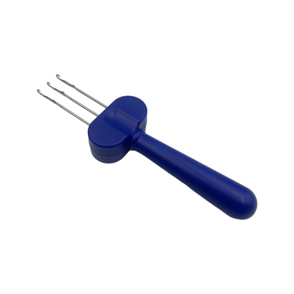 Hndhbfgrt Portable Crochetting Tool Knitting Hook Needle LatchHook Tool Lock Hook Thread Weaving Tool B